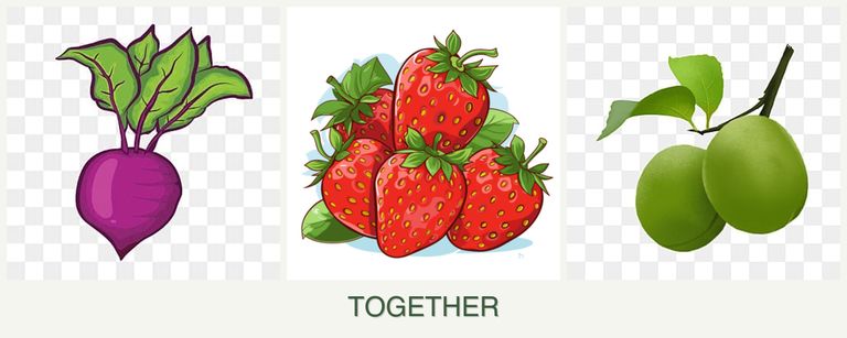Can you plant beets, strawberries and plums together?
