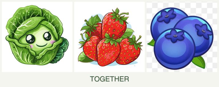Can you plant cabbage, strawberries and blueberries together?