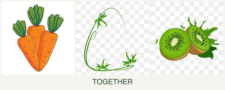 Can you plant carrots, tarragon and kiwi together?