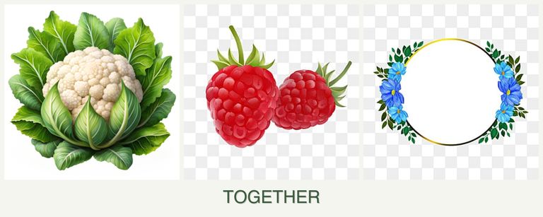Can you plant cauliflower, raspberries and zinnias together?