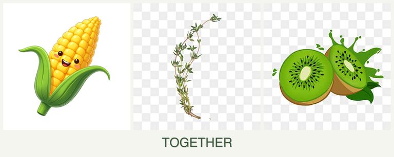 Can you plant corn, thyme and kiwi together?