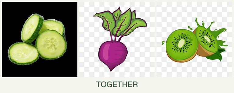 Can you plant cucumbers, beets and kiwi together?