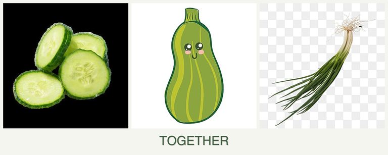Can you plant cucumbers, zucchini and chives together?