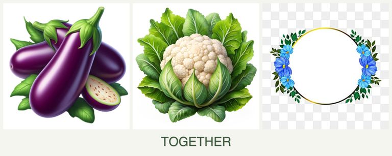 Can you plant eggplant, cauliflower and zinnias together?
