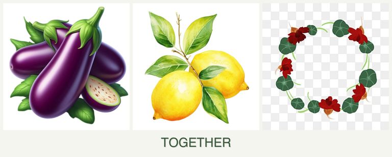 Can you plant eggplant, lemons and nasturtiums together?