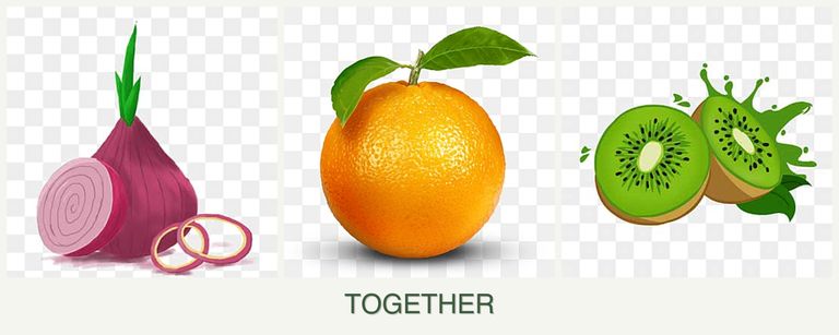 Can you plant onions, oranges and kiwi together?
