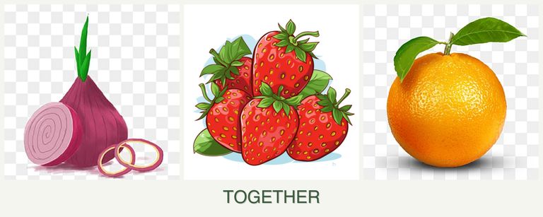 Can you plant onions, strawberries and oranges together?