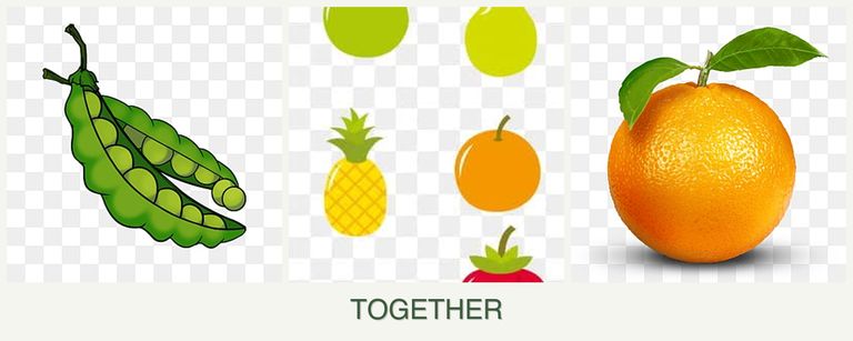Can you plant peas, pears and oranges together?