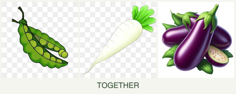 Can you plant peas, radishes and eggplant together?