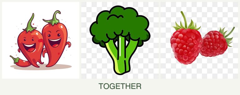 Can you plant peppers, broccoli and raspberries together?