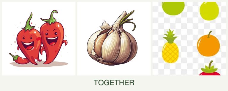 Can you plant peppers, garlic and pears together?