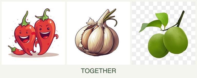 Can you plant peppers, garlic and plums together?