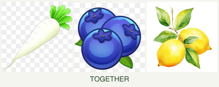 Can you plant radishes, blueberries and lemons together?
