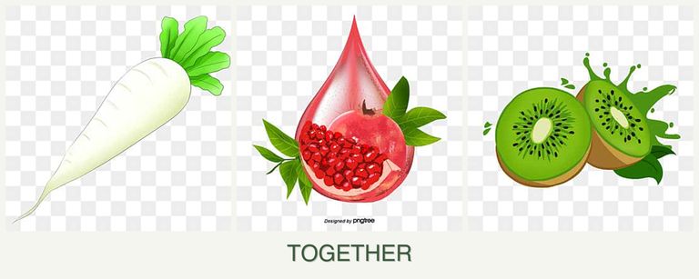 Can you plant radishes, pomegranates and kiwi together?
