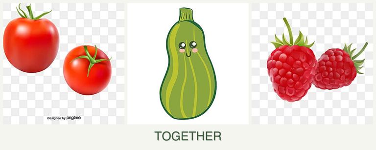 Can you plant tomatoes, zucchini and raspberries together?