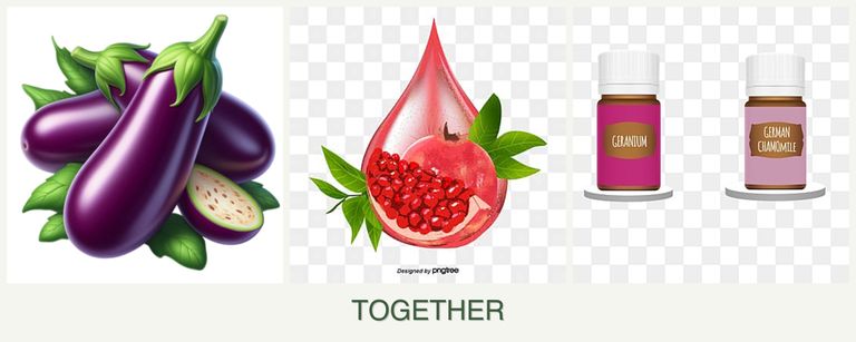 Can you plant eggplant, pomegranates and geraniums together?