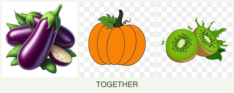 Can you plant eggplant, pumpkin and kiwi together?
